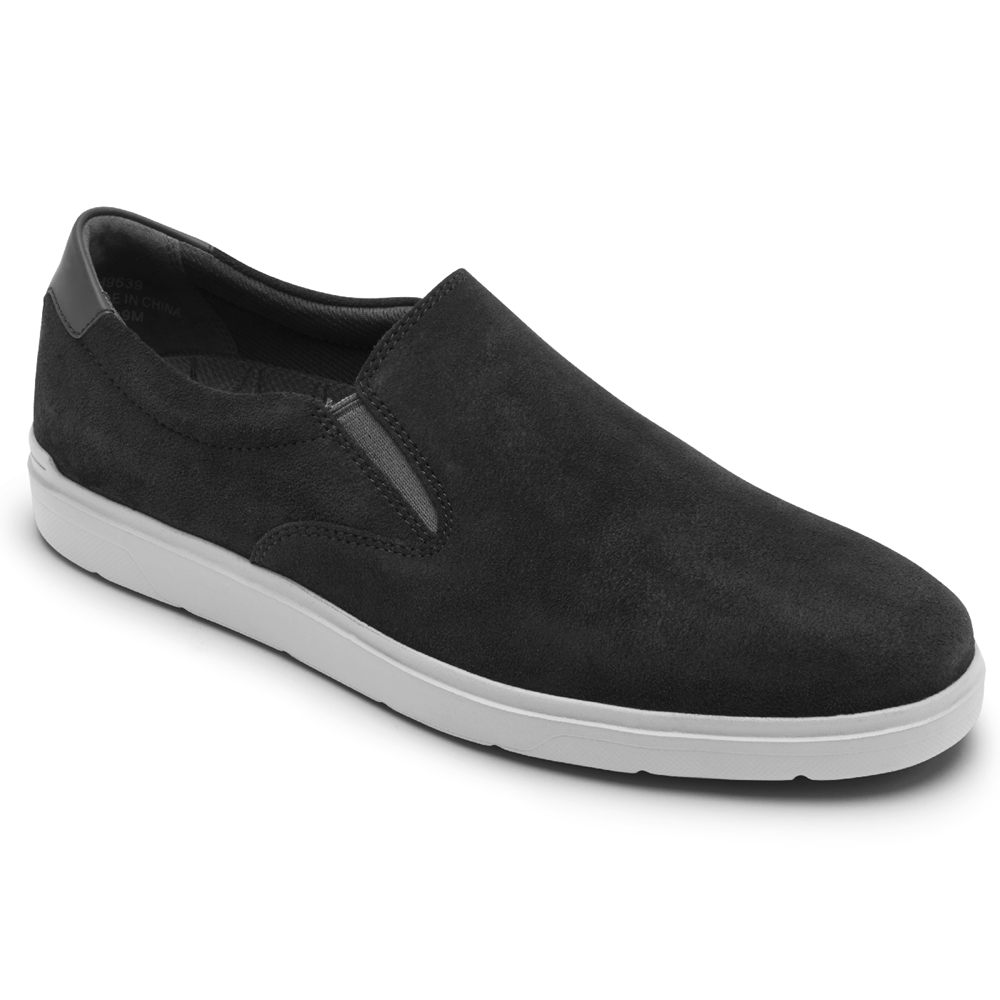 Rockport Singapore Mens Sneakers - Total Motion Lite Slip-On Dark Grey - AP2816957